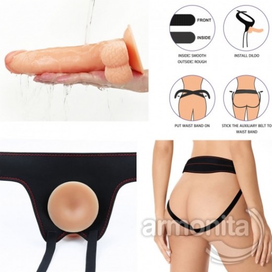 Lovetoy Ingen Belden Bağlamalı Strap-on Dildo