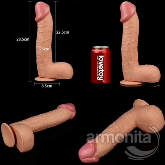 Kalın Vantuzlu Damarlı Realistik Dildo 
